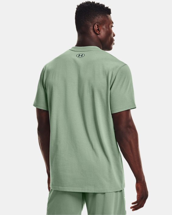 男士UA Embiid Heavyweight T恤, Green, pdpMainDesktop image number 1